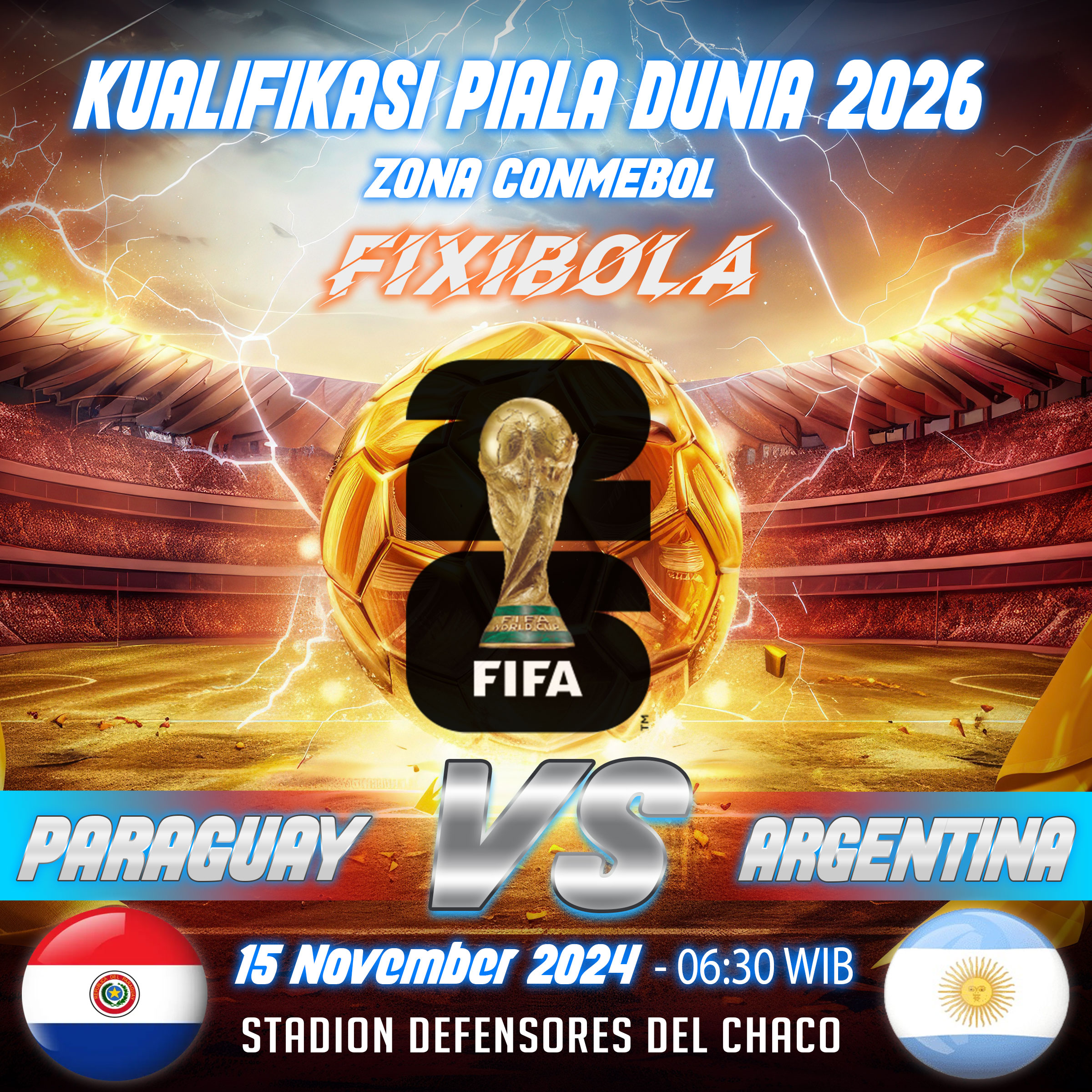 PREDIKSI BOLA PARAGUAY VS ARGENTINA