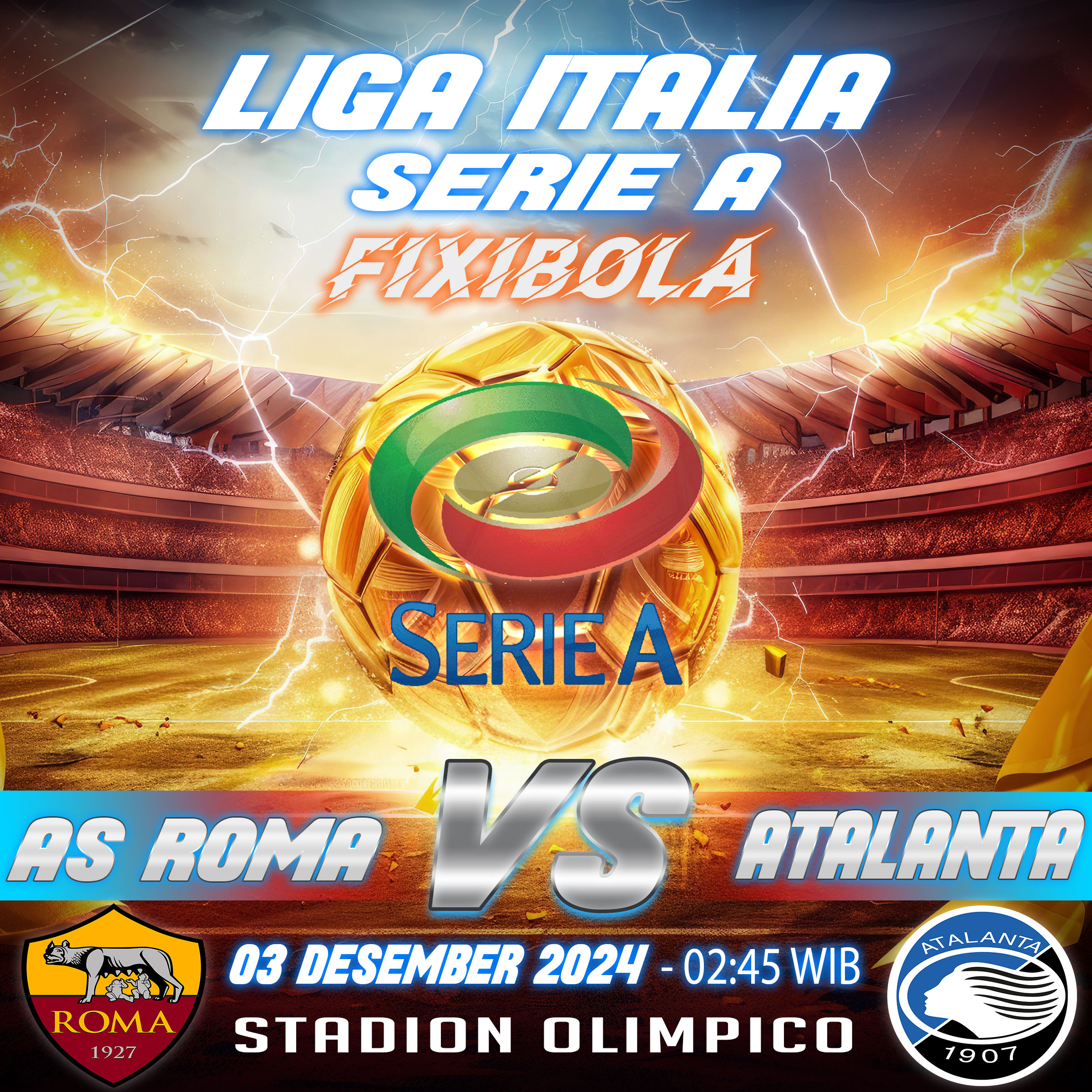 PREDIKSI BOLA AS ROMA VS ATALANTA