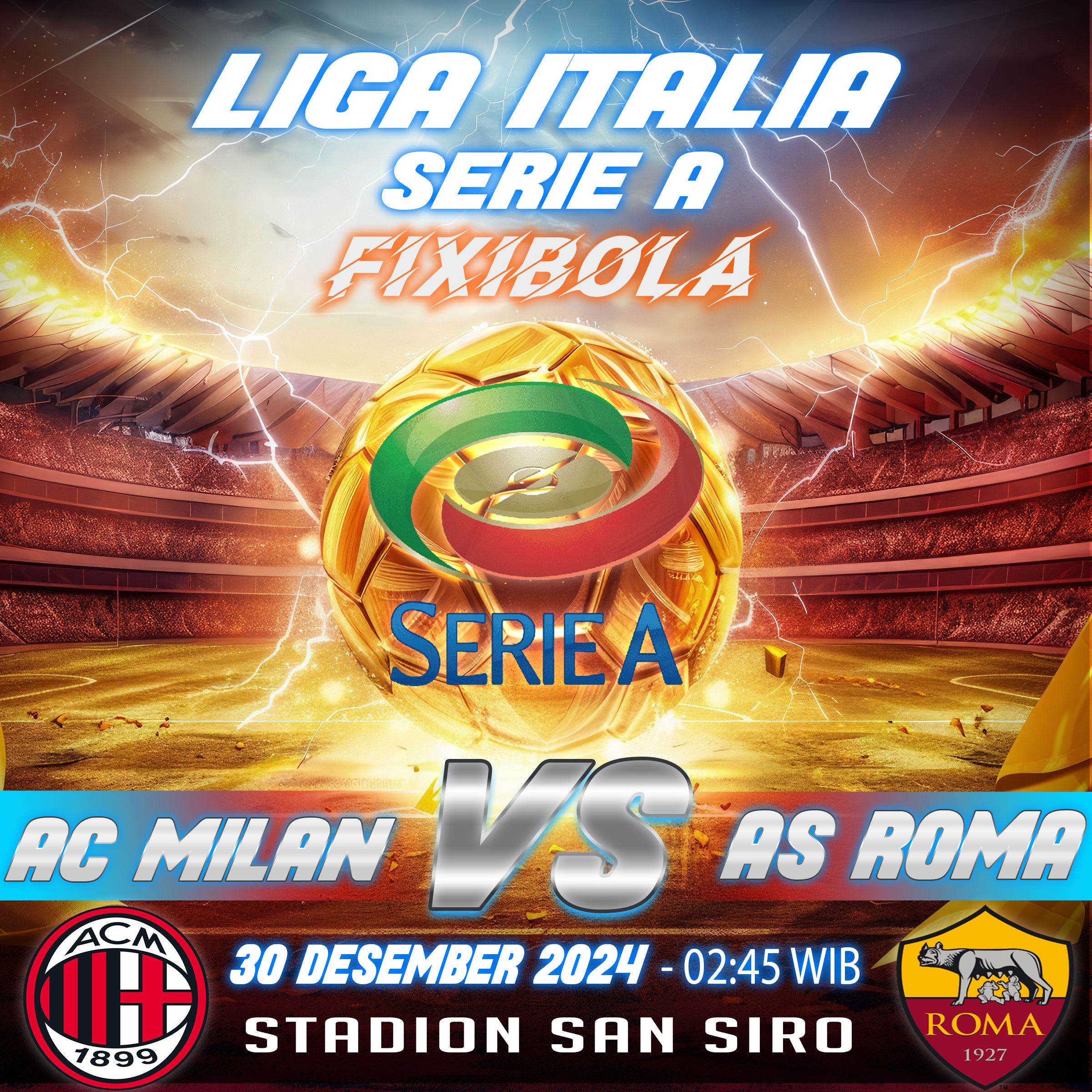 PREDIKSI BOLA AC MILAN VS AS ROMA