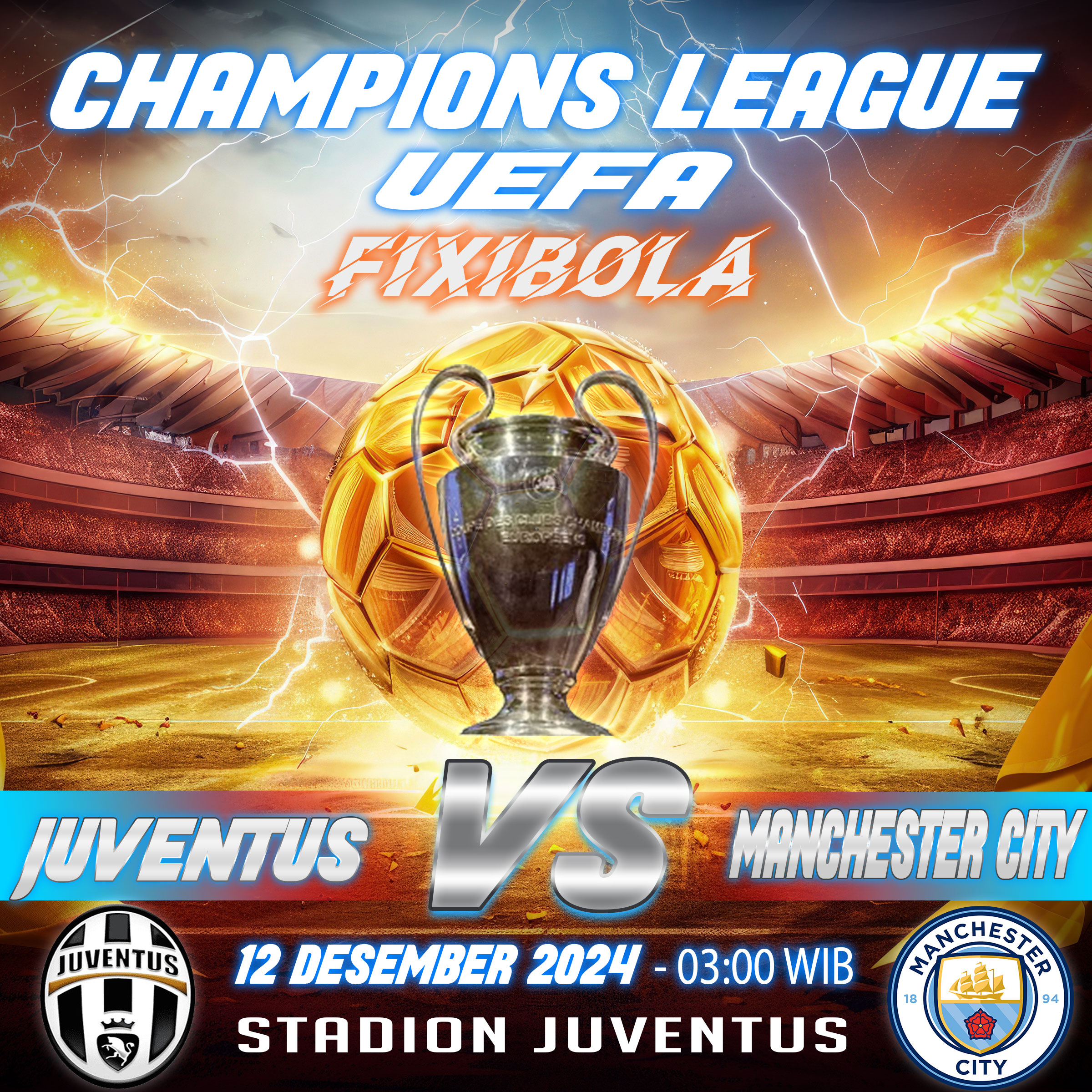 PREDIKSI BOLA JUVENTUS VS MANCHESTER CITY