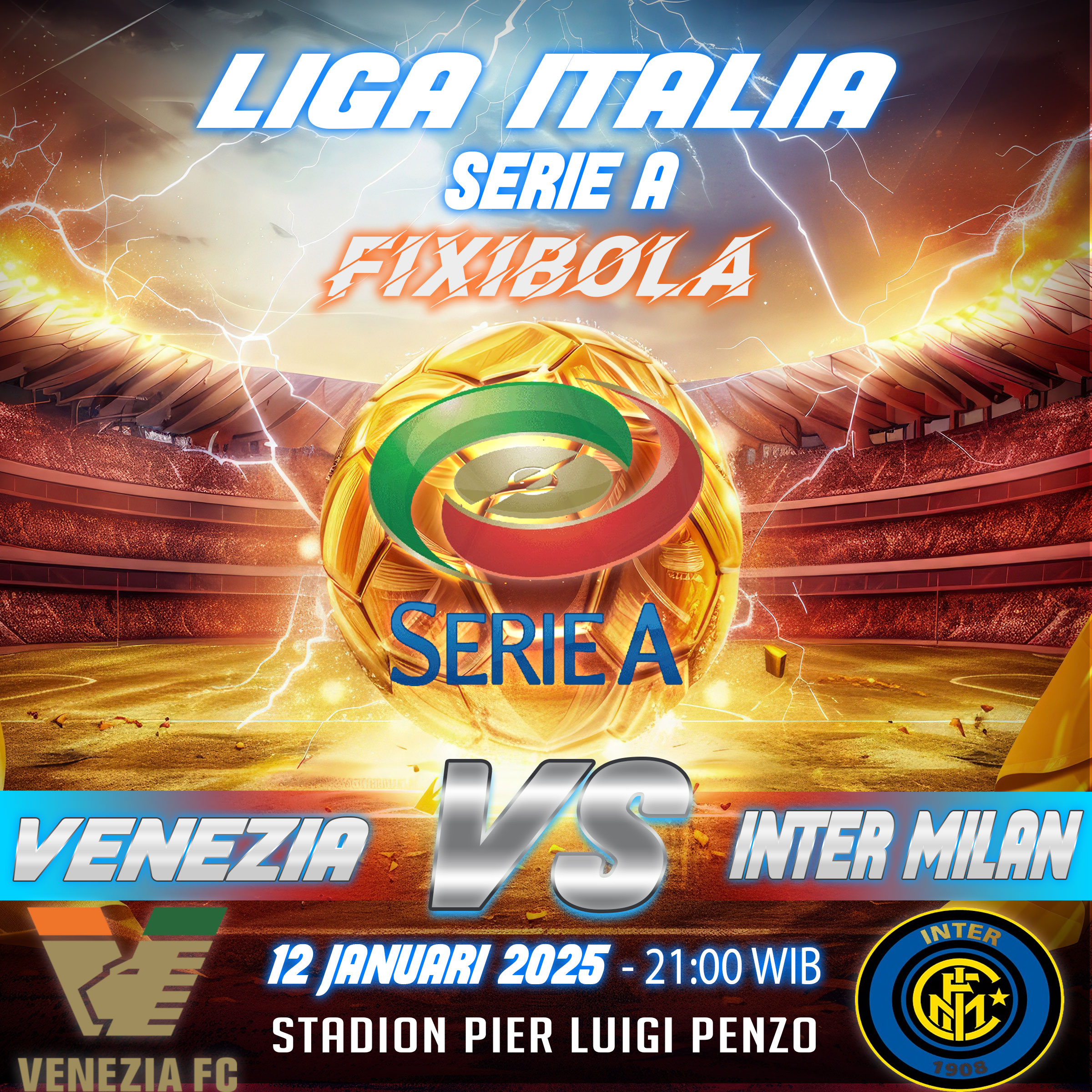 PREDIKSI BOLA VENEZIA VS INTER MILAN