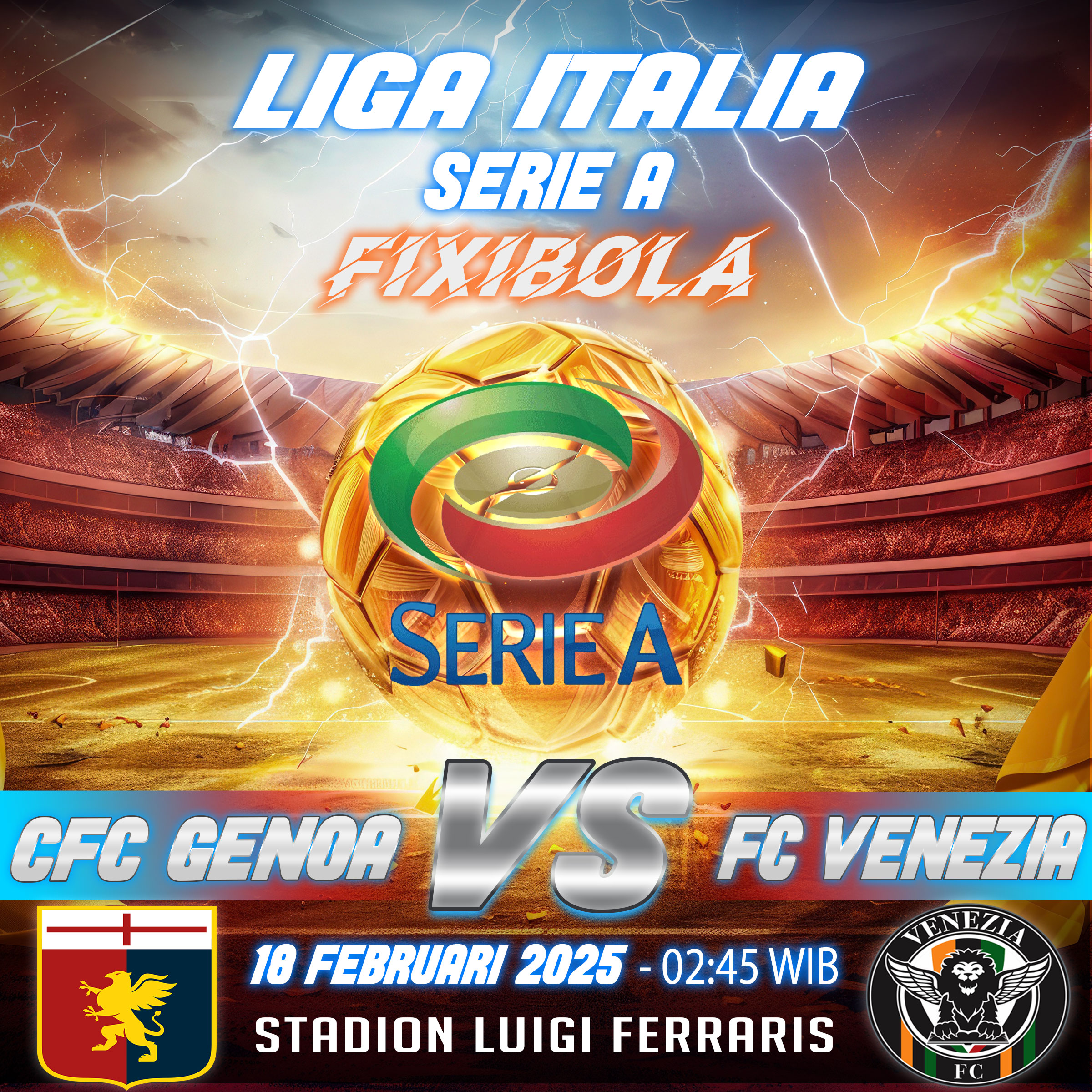 PREDIKSI BOLA GENOA VS VENEZIA