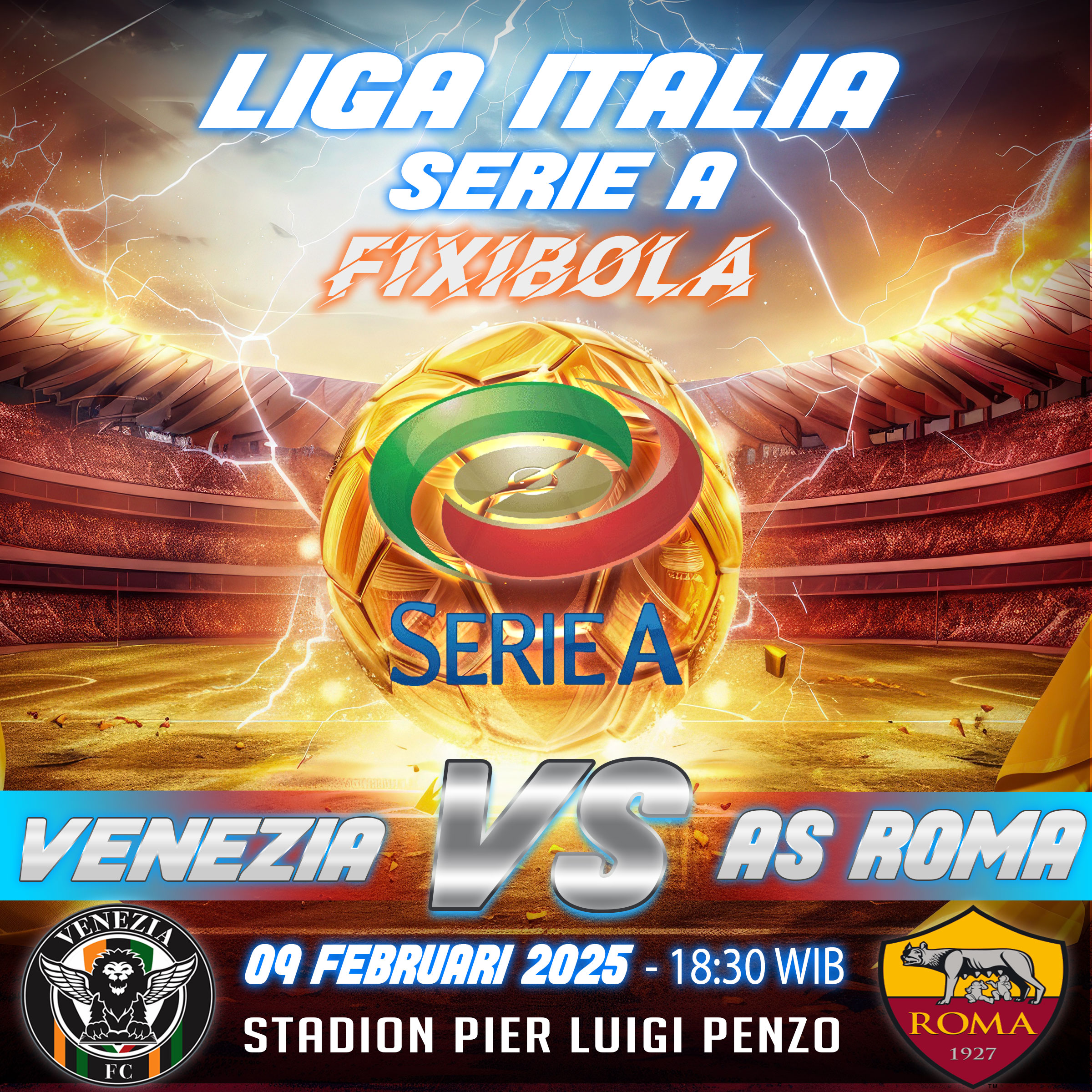 PREDIKSI BOLA VENEZIA VS AS ROMA