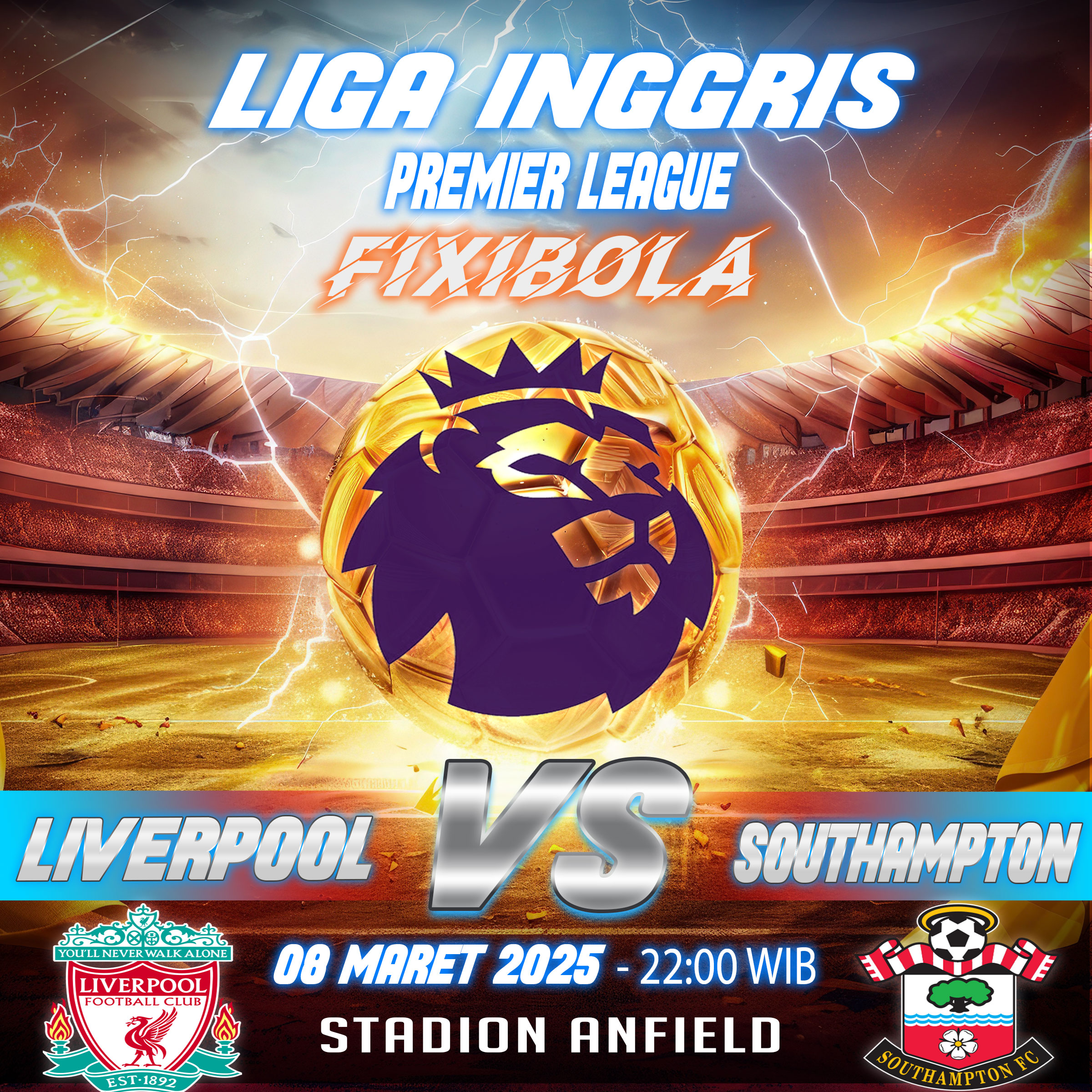 PREDIKSI BOLA LIVERPOOL VS SOUTHAMPTON