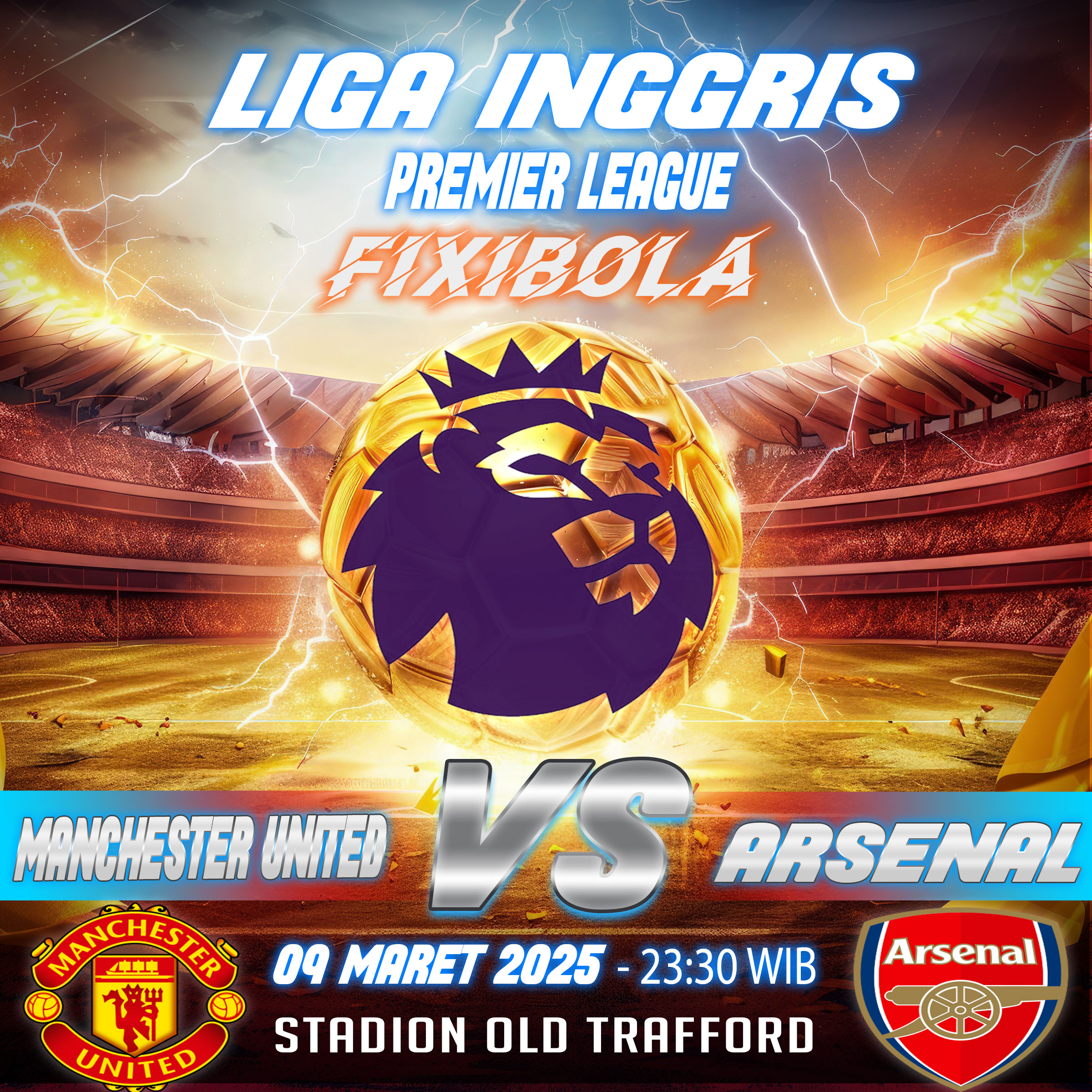 PREDIKSI BOLA MANCHESTER UNITED VS ARSENAL